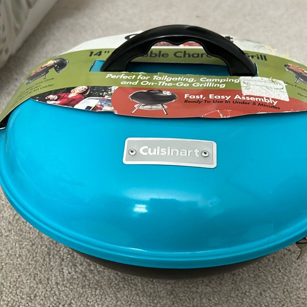 New Cuisinart 14” Portable Charcoal Grill